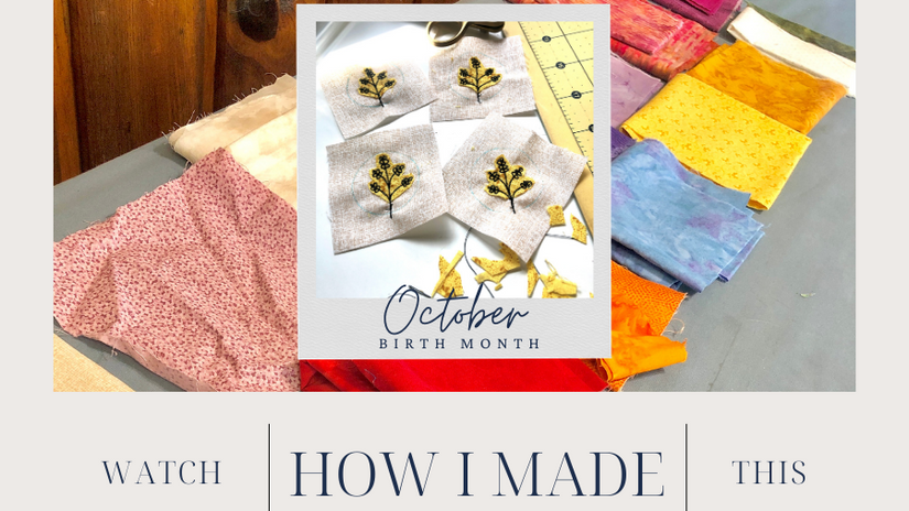 Making the October Birth Month Flower